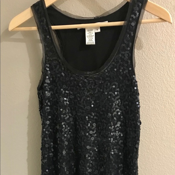 Max studio black sequined dress - Picture 1 of 4